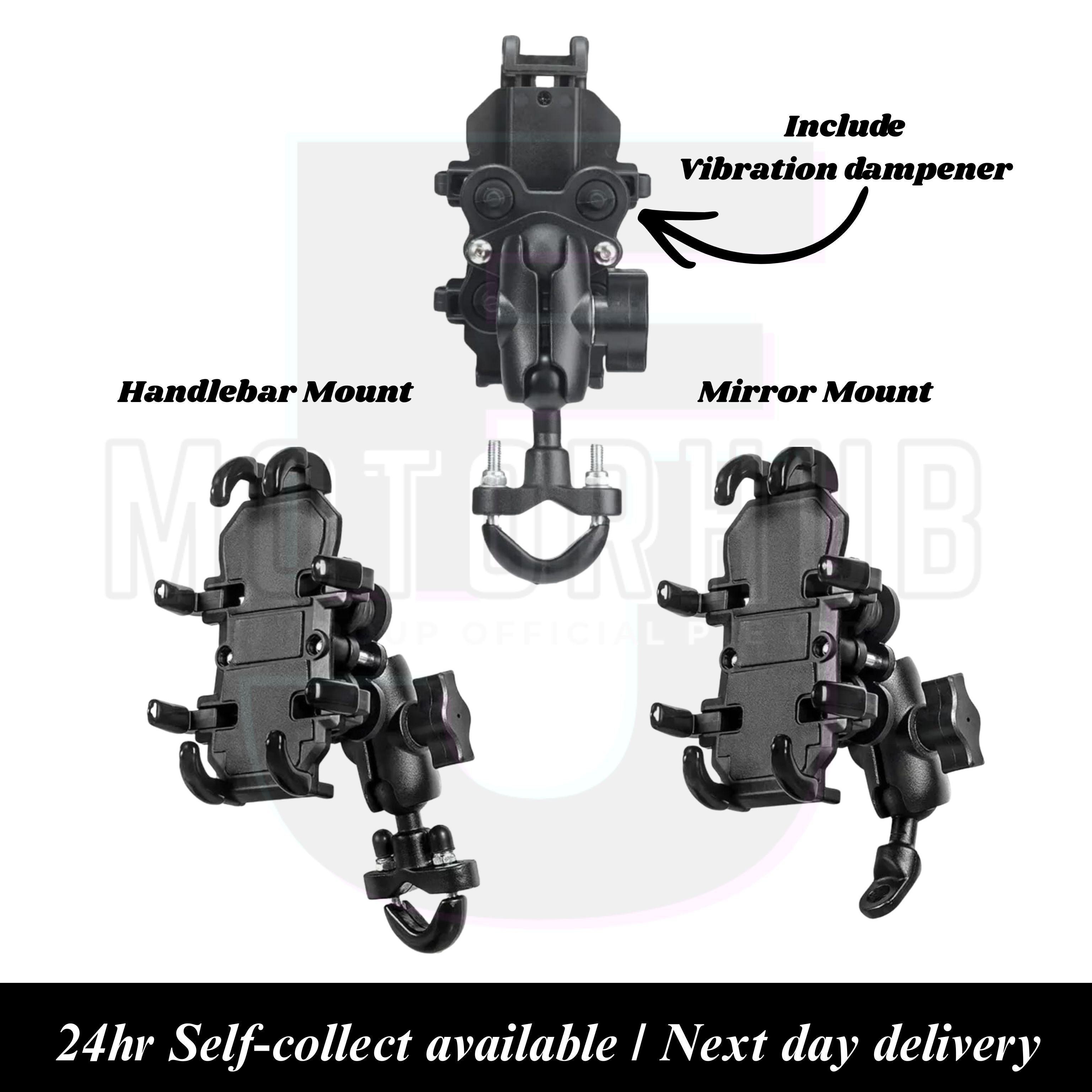 Phone Holder with Vibration Dampener