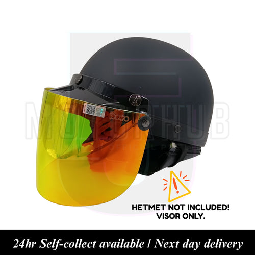 3 Button Crystal Visor