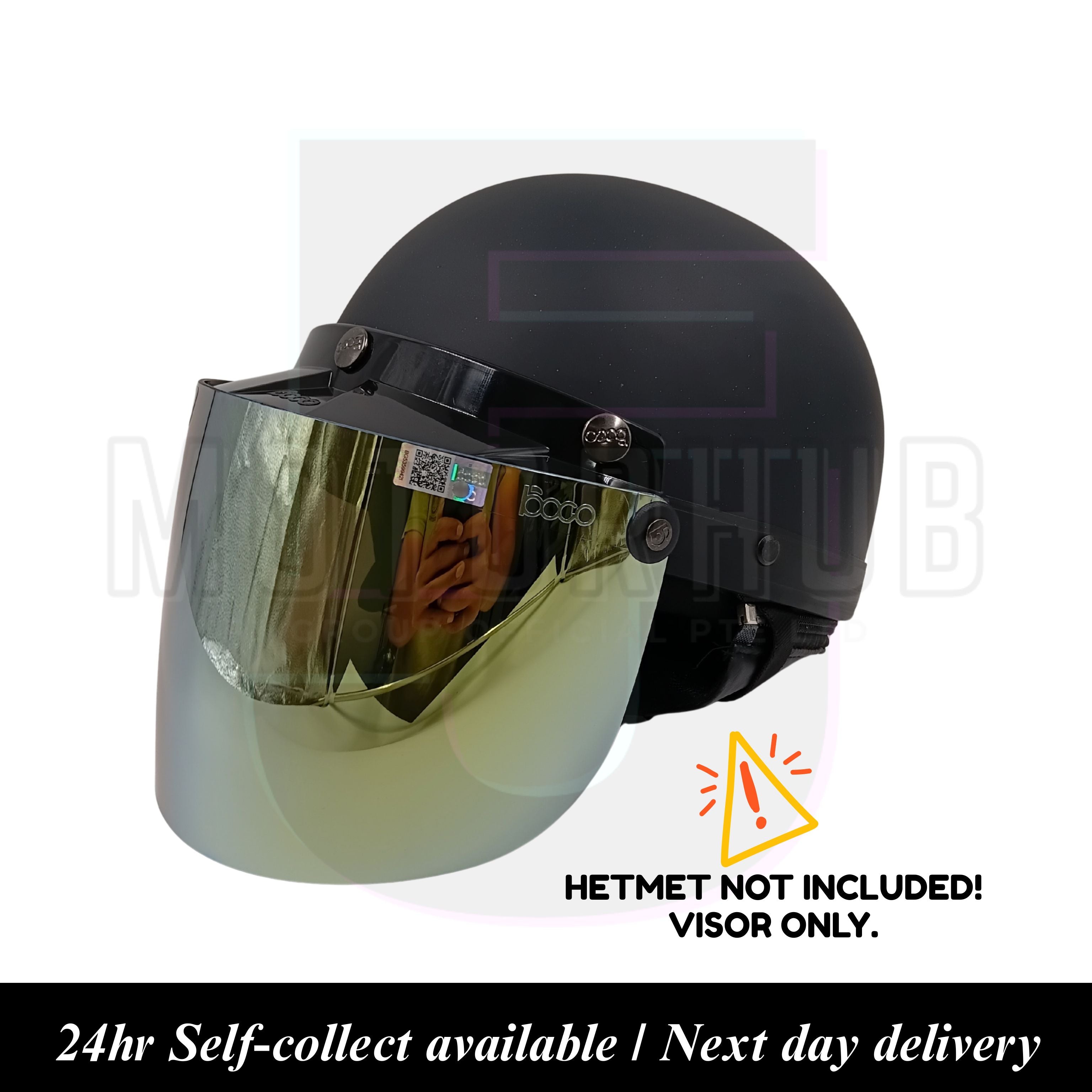 3 Button Iridium Visor