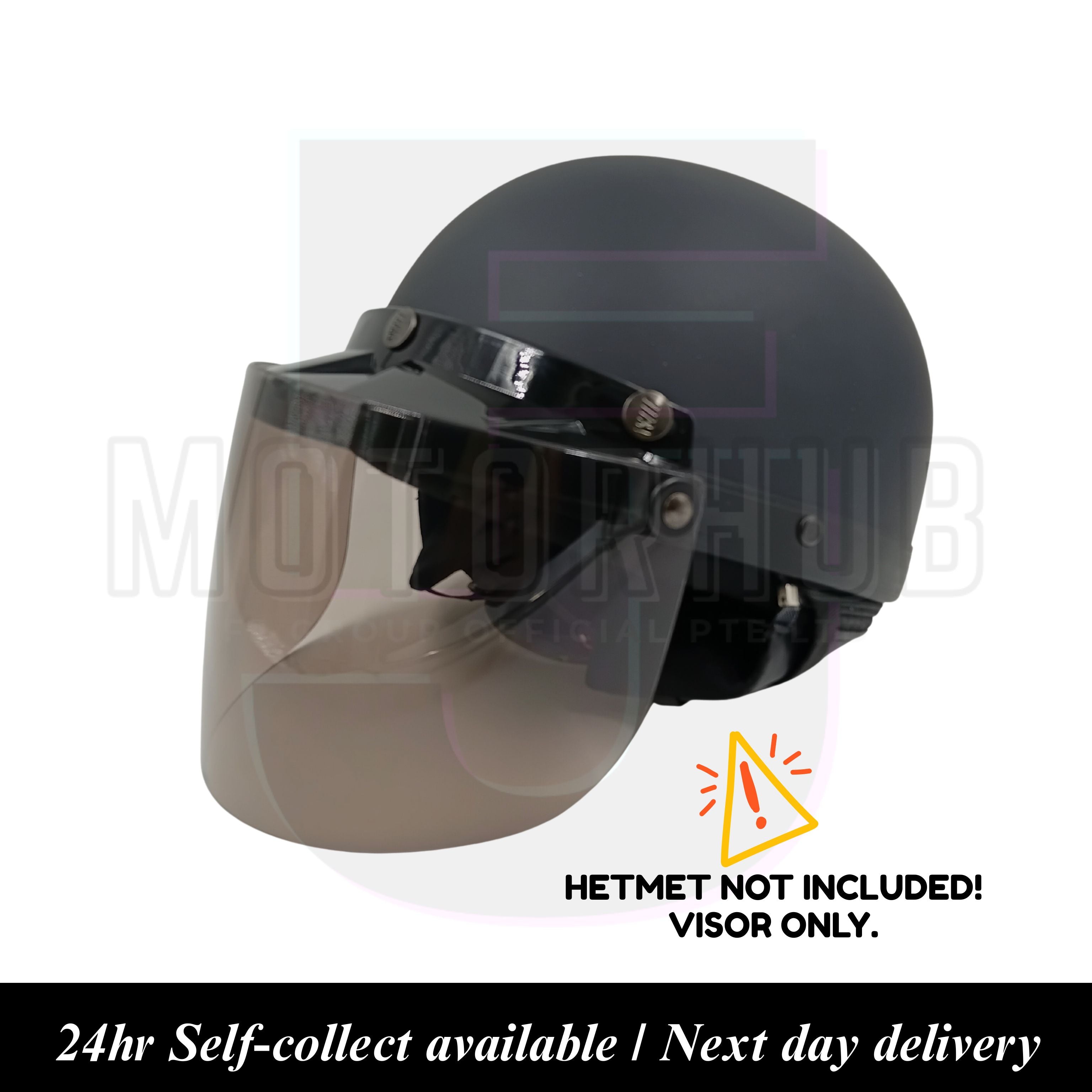 3 Button Clear & Smoke Visor