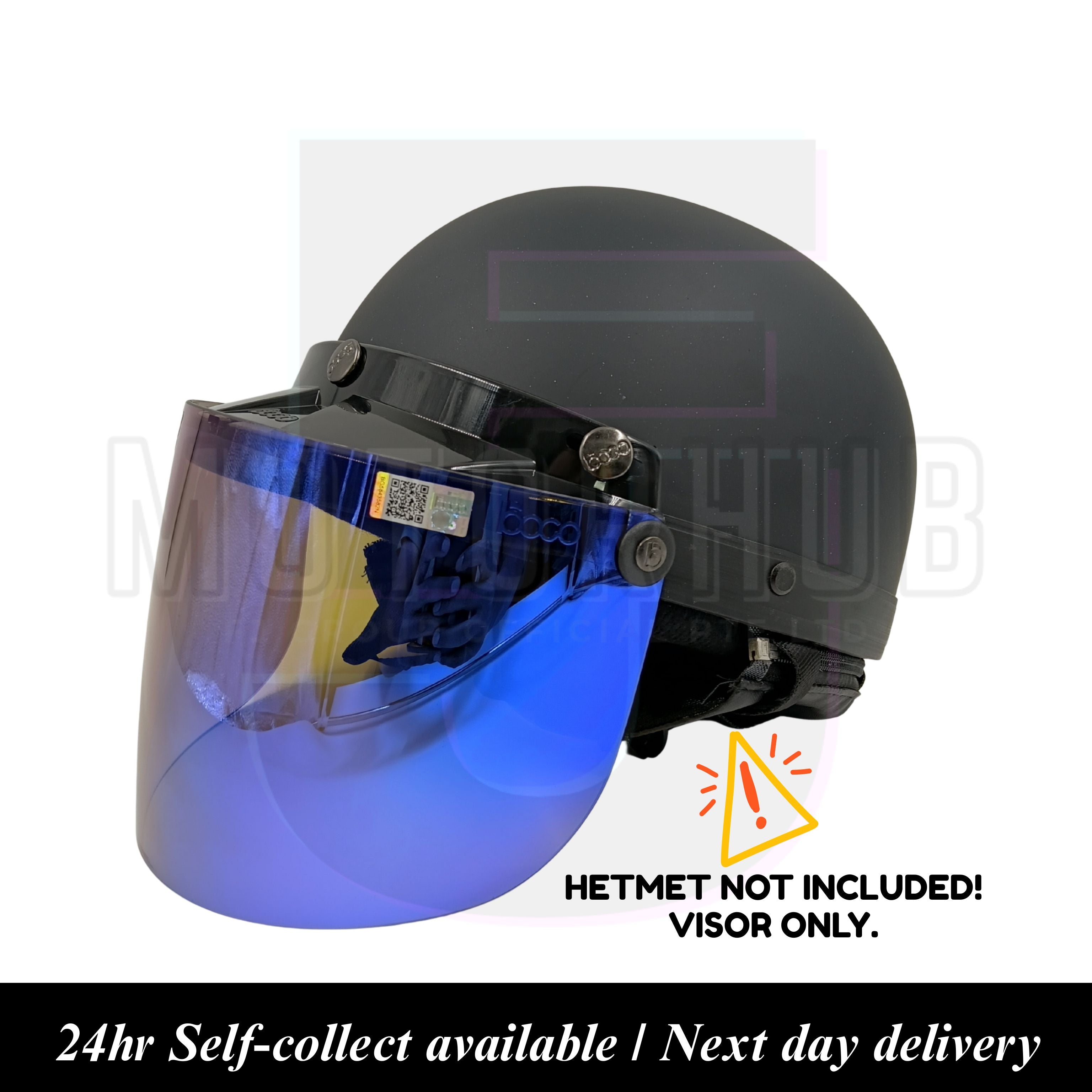 3 Button Crystal Visor