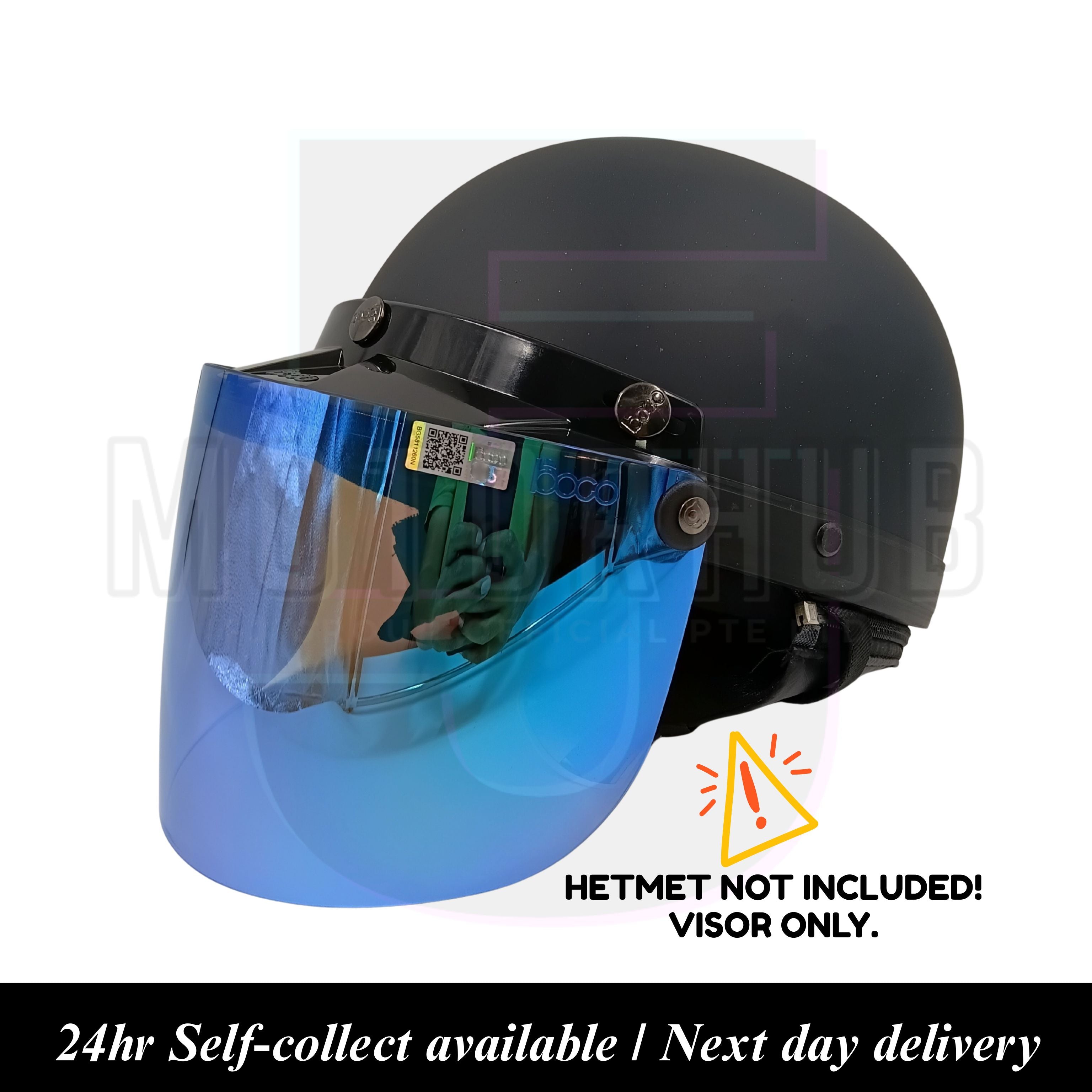 3 Button Crystal Visor